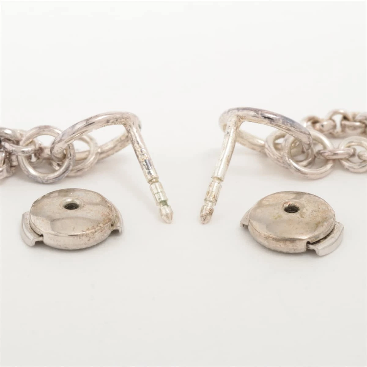 エルメス シェーヌダンクル ファランドール ピアス(両耳用) 925 9.0g