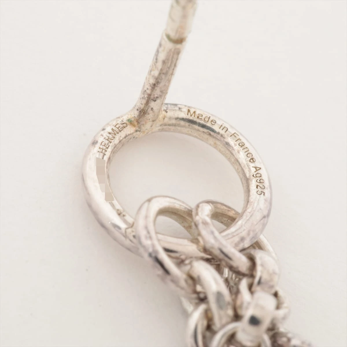 エルメス シェーヌダンクル ファランドール ピアス(両耳用) 925 9.0g 