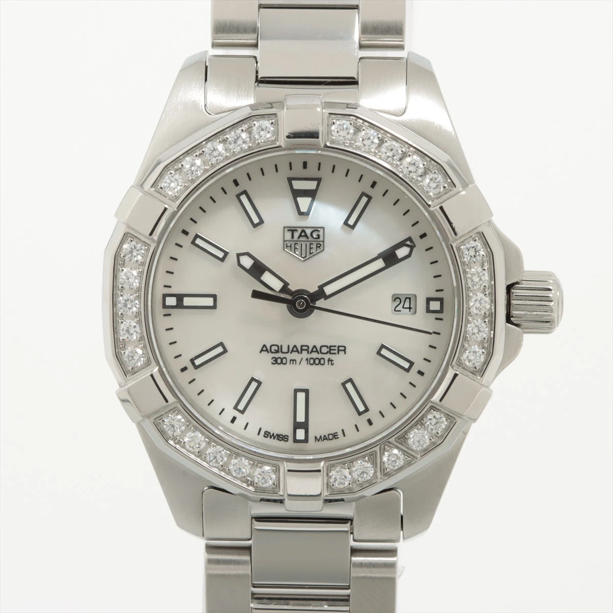 TAGHeuer タグホイヤー アクアレーサー 腕時計 wbd1413 シェル タグホイヤー アクアレーサー WBD1413 SS QZ シェル文字盤