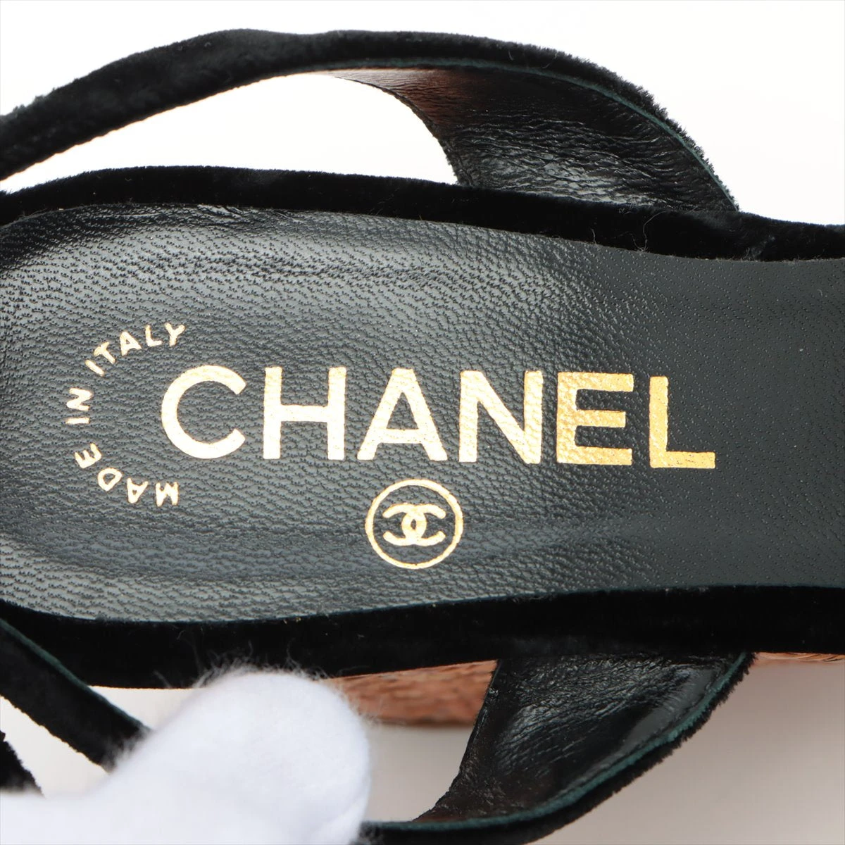 美品 CHANEL サンダル G26344 プラットフォーム ココマーク 35 美品 CHANEL サンダル G26344 プラットフォーム ココマーク 35