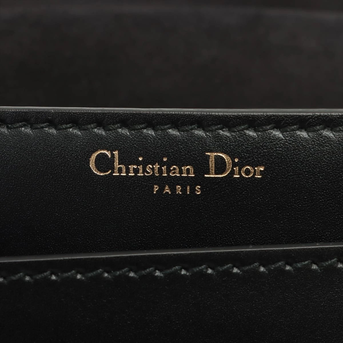 Dior ディオール ショルダーバッグ ゴールドチェーン レザー
