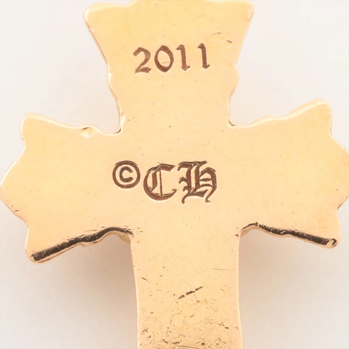 クロムハーツ ダブルCHクロスチャーム パヴェダイヤ ペンダント