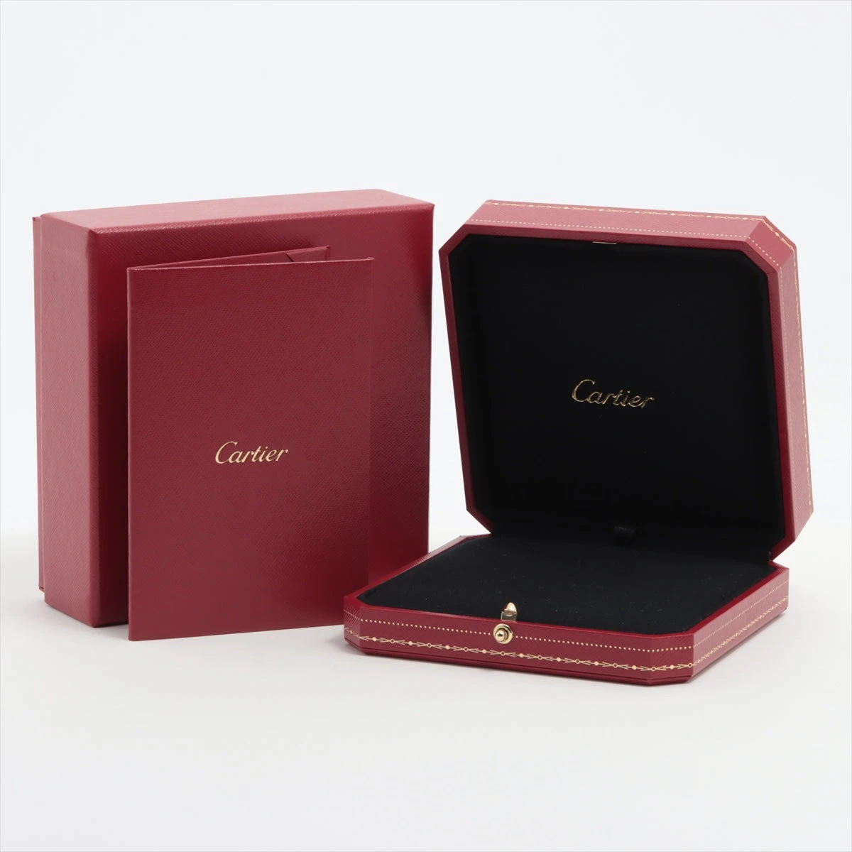 カルティエ ベビートリニティ 1P ダイヤ ネックレス 750(YG×PG×WG) 2.9