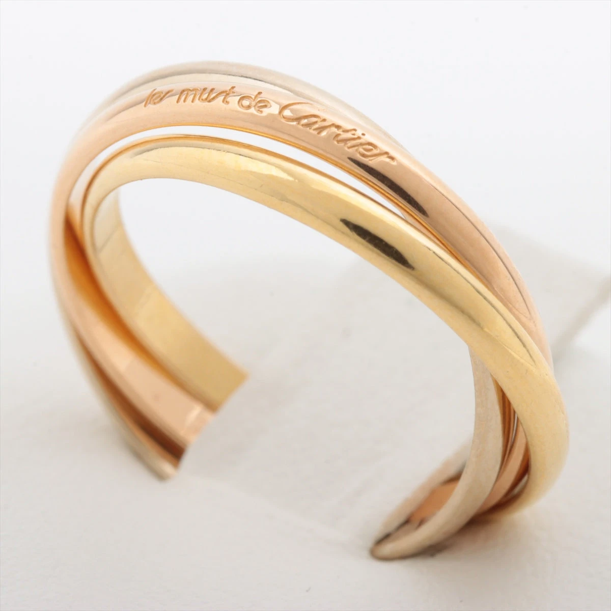 カルティエ トリニティ リング 750(YG×PG×WG) 3.7g 51 VP005614｜中古 