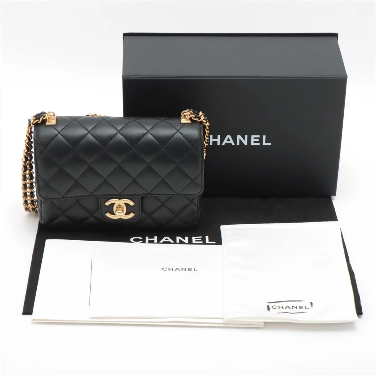 【美品】超レア　シャネル　ラム・マトラッセ・がま口・チェーンショルダー・ＳＶ金具 楽天市場】CHANEL（シャネル）マトラッセ フォンチェーン
