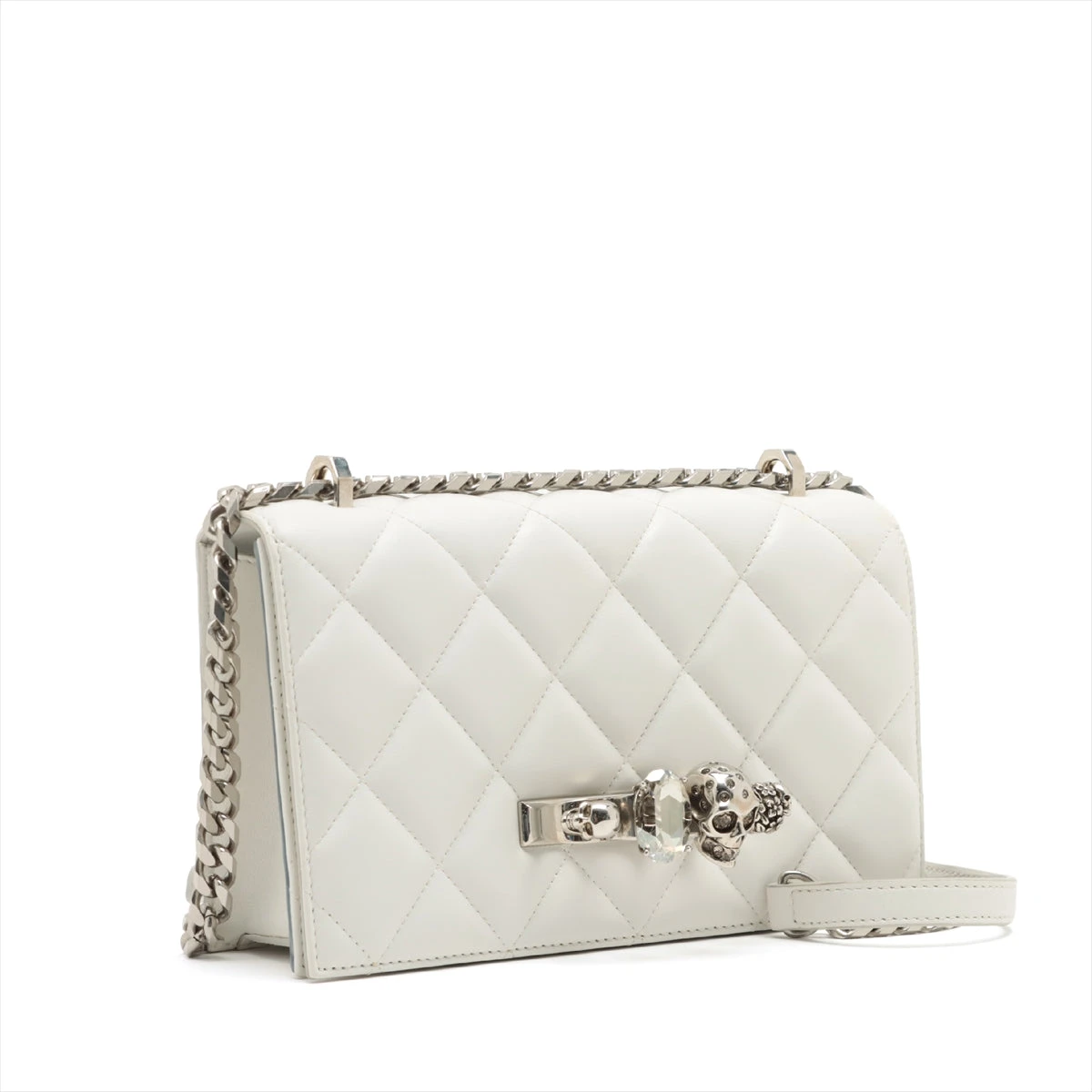 アレキサンダーマックイーン レザー チェーンショルダーバッグ