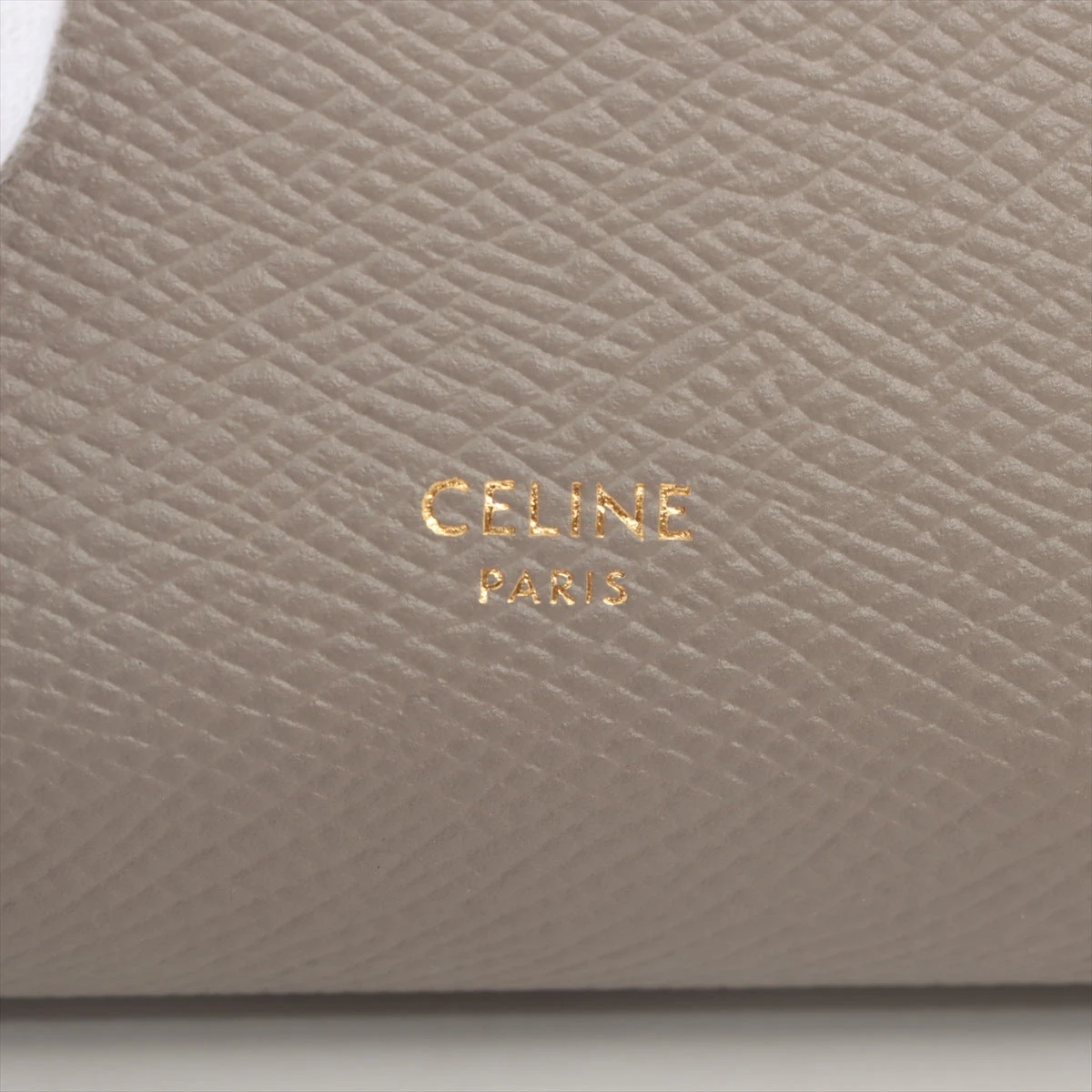 CELINE セリーヌ ラージ ストラップウォレット グレージュ