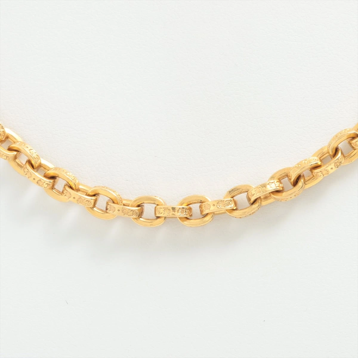 N♡ページ クロムハーツ ペーパーチェーン 18インチ ネックレス 22K×14K