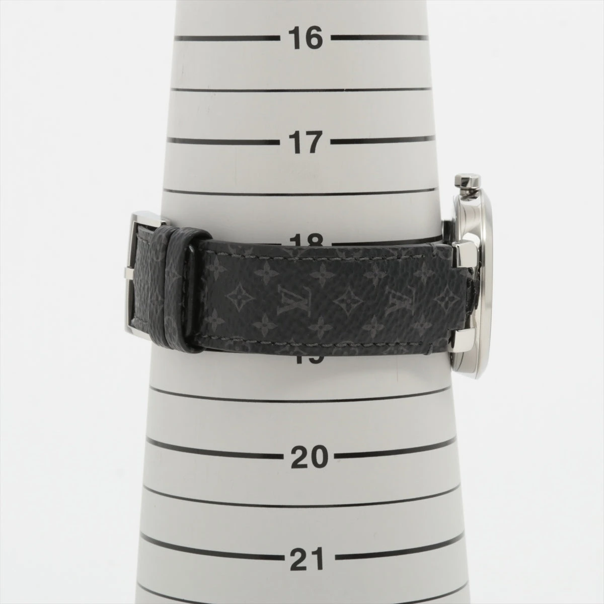 ヴィトン タンブールスリム Q1DM0Z SS×革 QZ シルバー文字盤