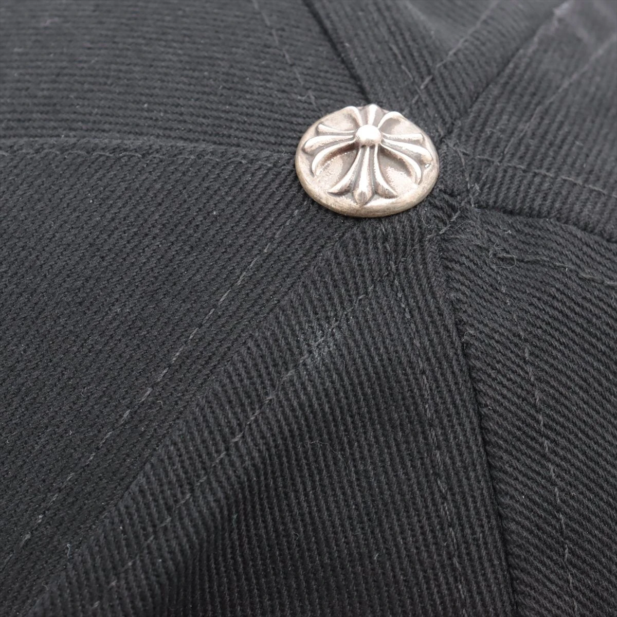 クロムハーツ ホースシュー キャップ コットン ブラック ONE