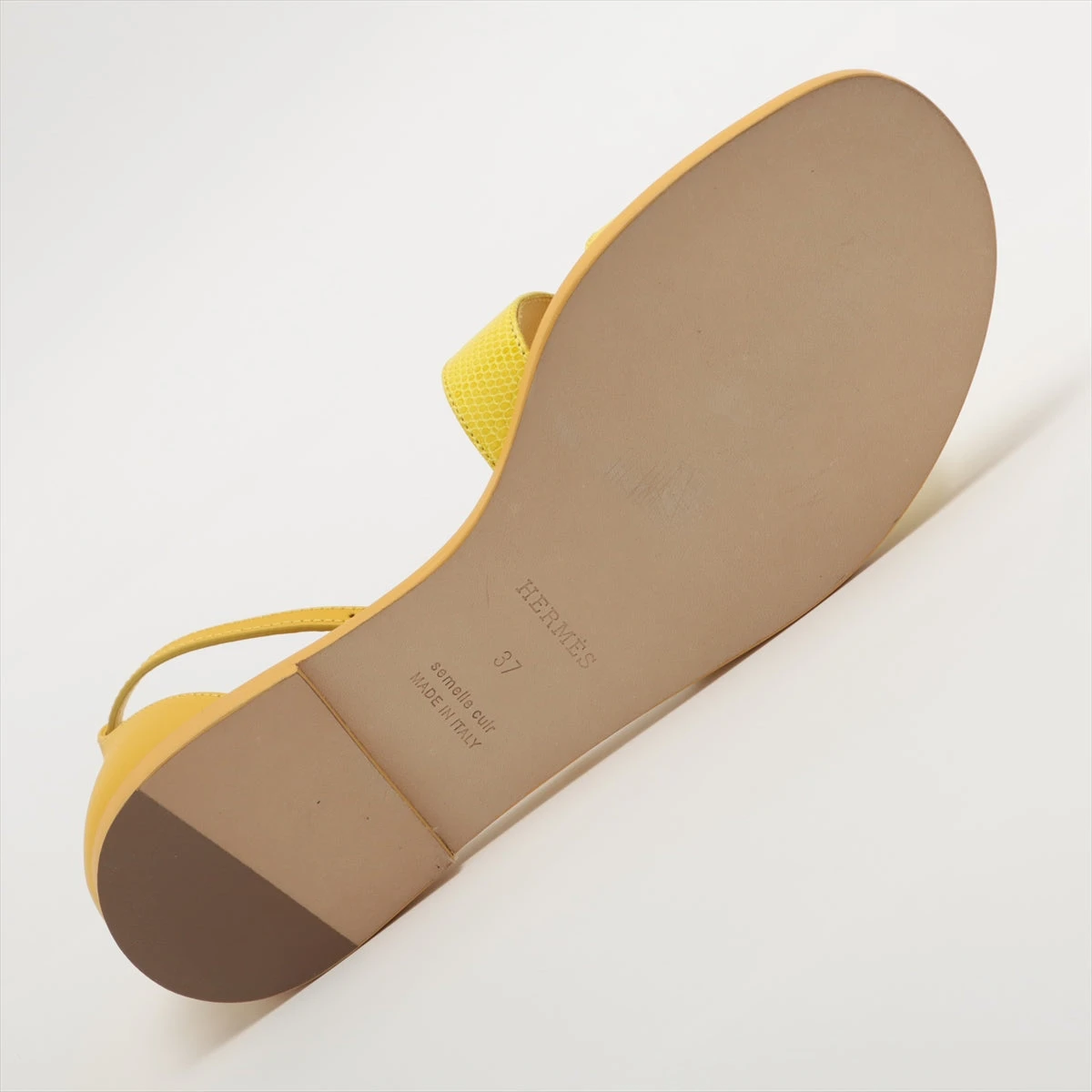 HERMES 美品サントリーニサンダル37 サンダル 《サントリーニ