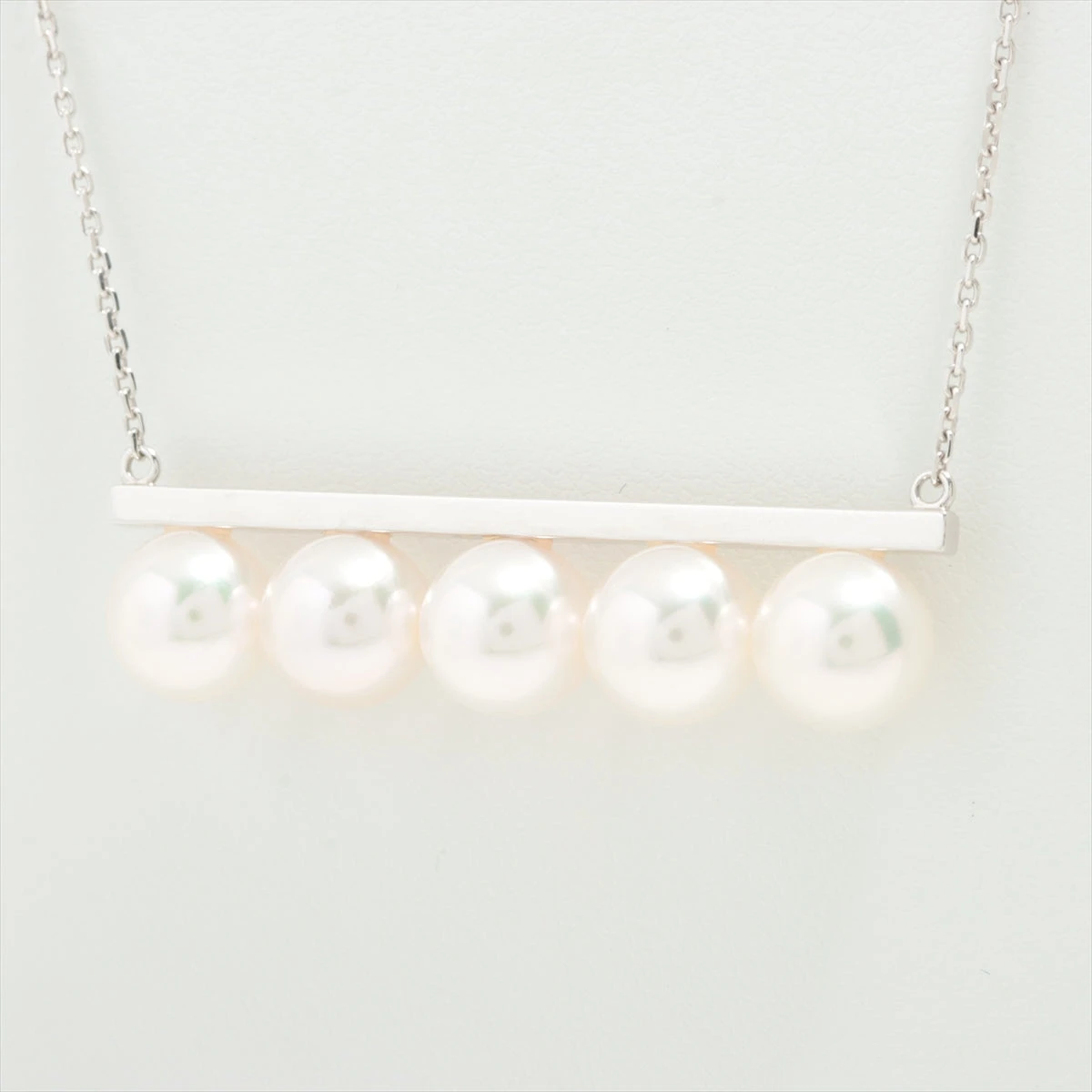 タサキ バランス シグネチャー パール ネックレス 750(WG) 12.0g 約8.5