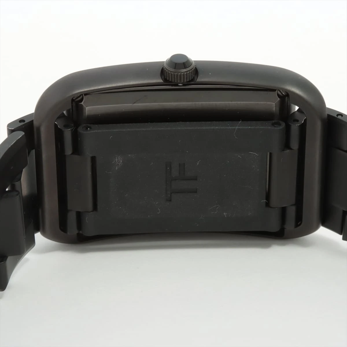 【トムトムオーダーページ】 トムフォード TFT001006 SS QZ 黒文字盤 A1668072｜中古ブランド