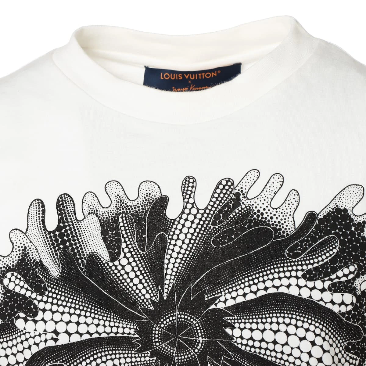 ヴィトン×草間彌生 23SS コットン Tシャツ S メンズ ホワイト