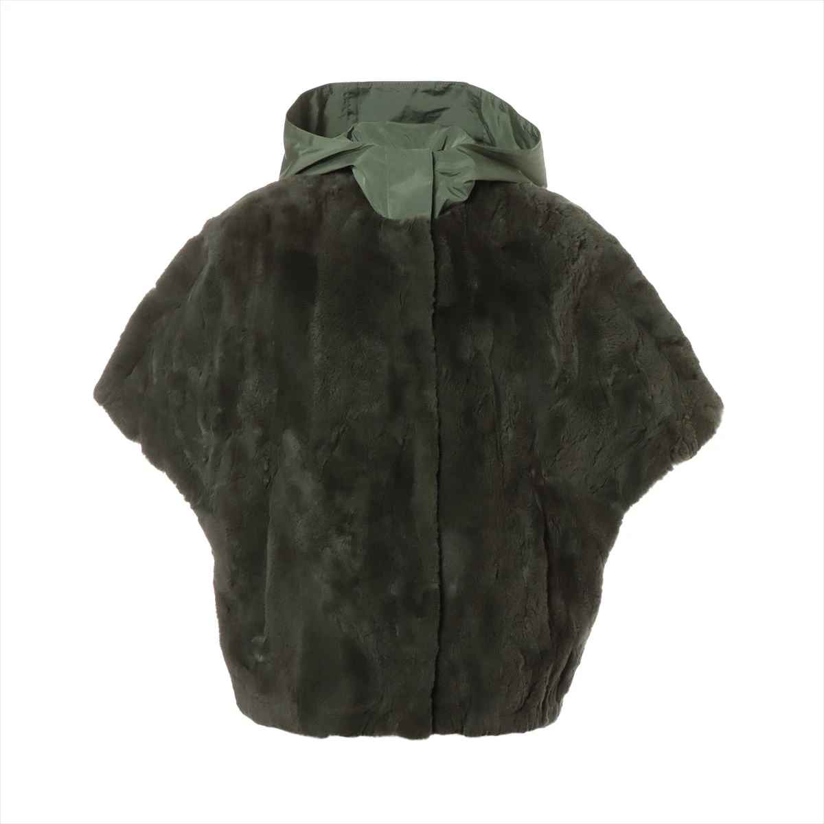 マックスマーラ ポリエステル×ナイロン ダウンコート 42 カーキ