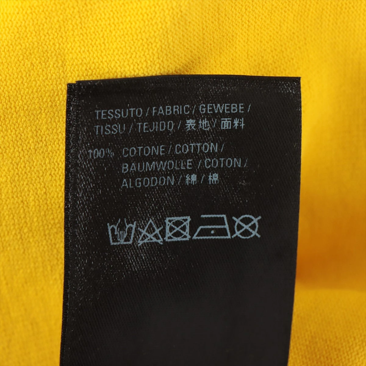 バレンシアガ 19年 コットン Tシャツ XXS メンズ イエロー