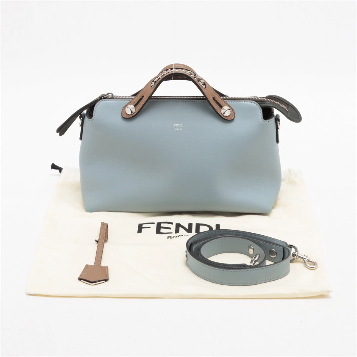 フェンディ バイザウェイ ミディアム レザー 2WAYハンドバッグ