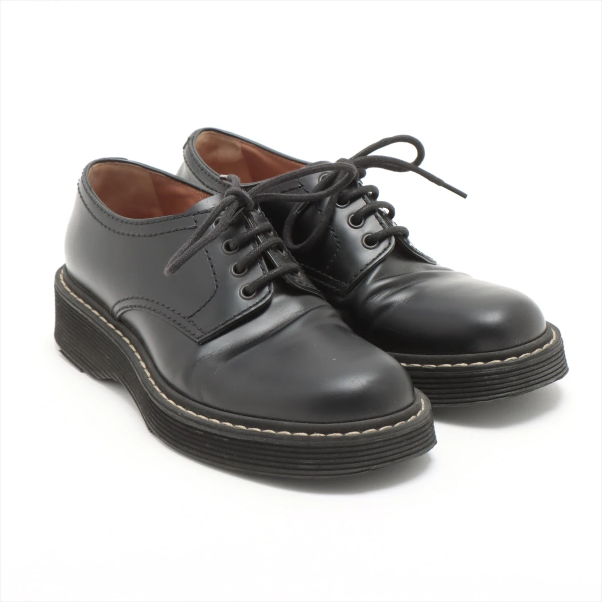 マルニ レザー レザーシューズ 40 メンズ ブラック A1927833｜中古