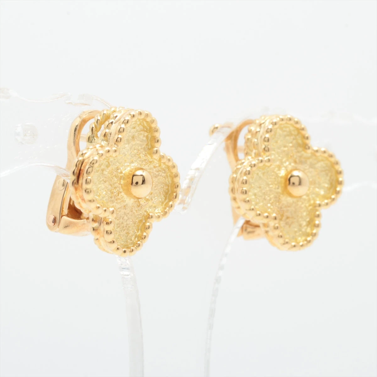 ヴァンクリーフ&アーペル ヴィンテージアルハンブラ ピアス 750(YG