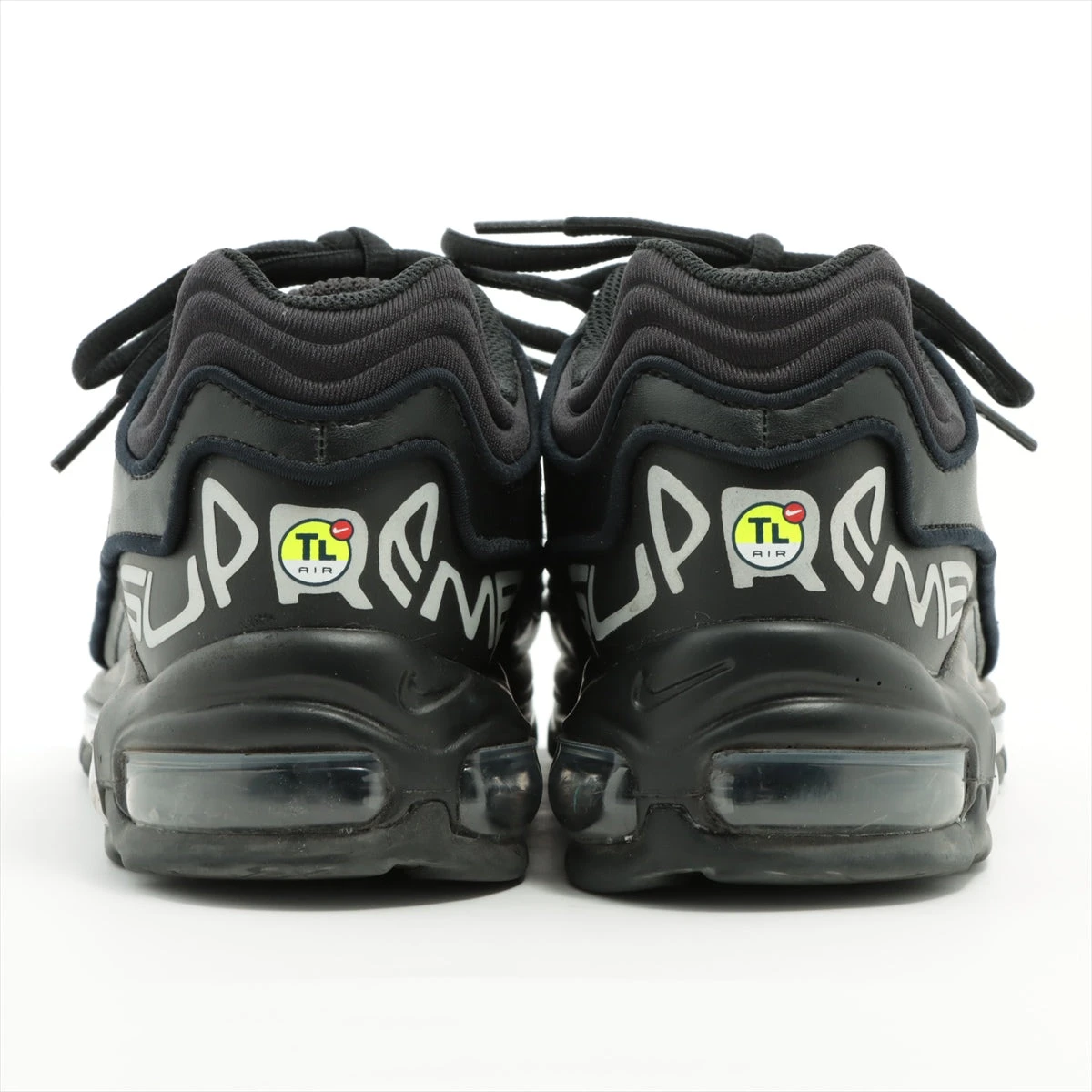 ナイキ×シュプリーム AIR MAX 98 メッシュ×レザー スニーカー