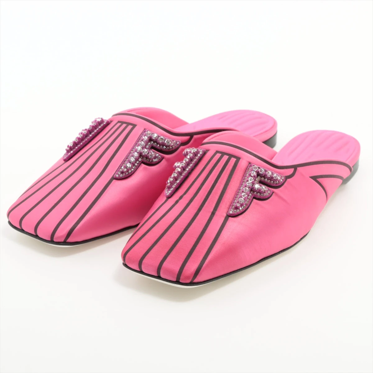 フェンディ ☆ メッシュ アンクルカバー サンダル 37 イタリア製  