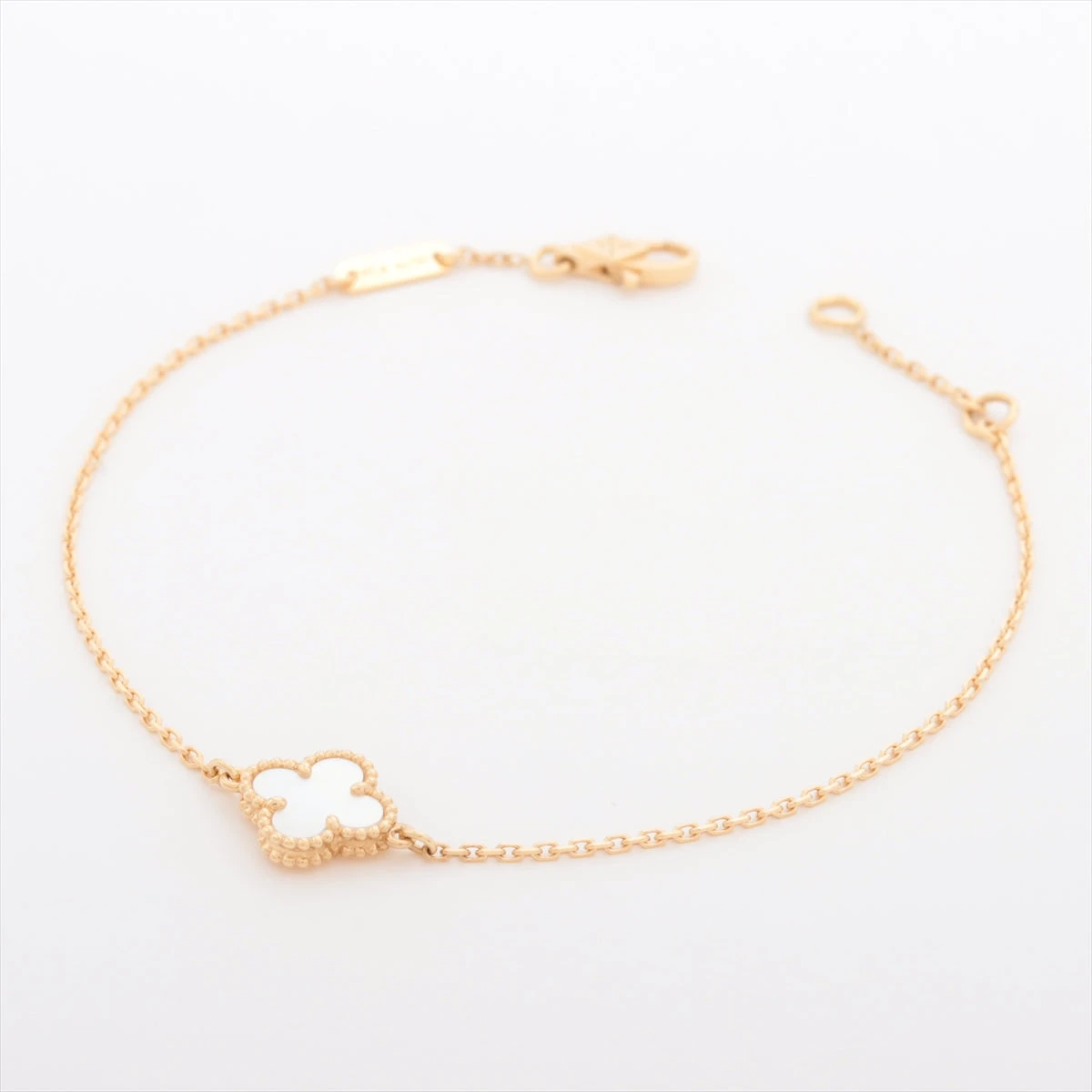 【美品】ヴァンクリーフアンドアーペル スウィートアルハンブラブレスレット スウィート アルハンブラ ブレスレット 18K イエローゴールド