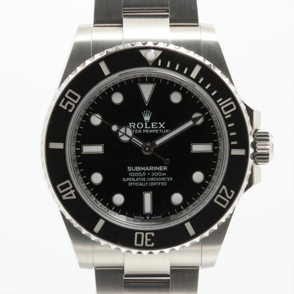 ロレックス サブマリーナ 124060 SS AT 黒文字盤 あまりごま3