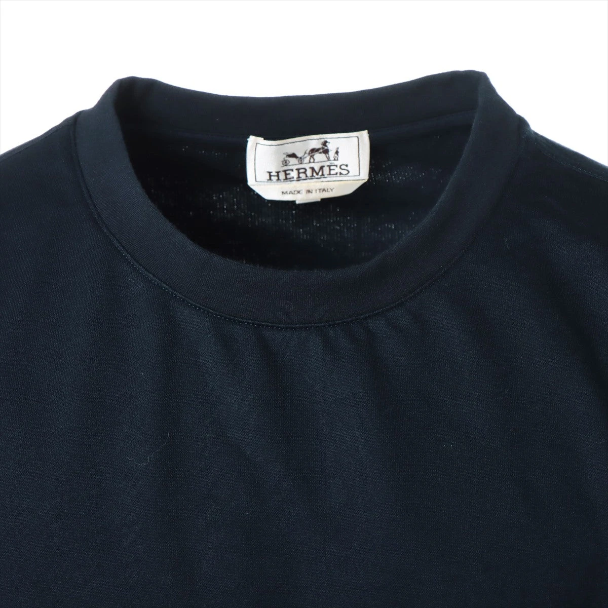 国内発送・すぐ届く【HERMES】コットン Tシャツ エルメス コットン Tシャツ L メンズ グレー H刺繡入り ブランド