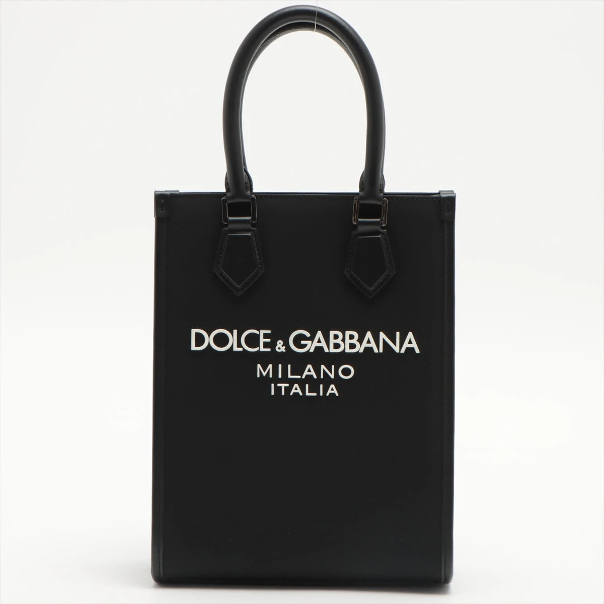 Dolce&Gabbana エンボスロゴレザーバッグ a2c Dolce&Gabbana エンボス