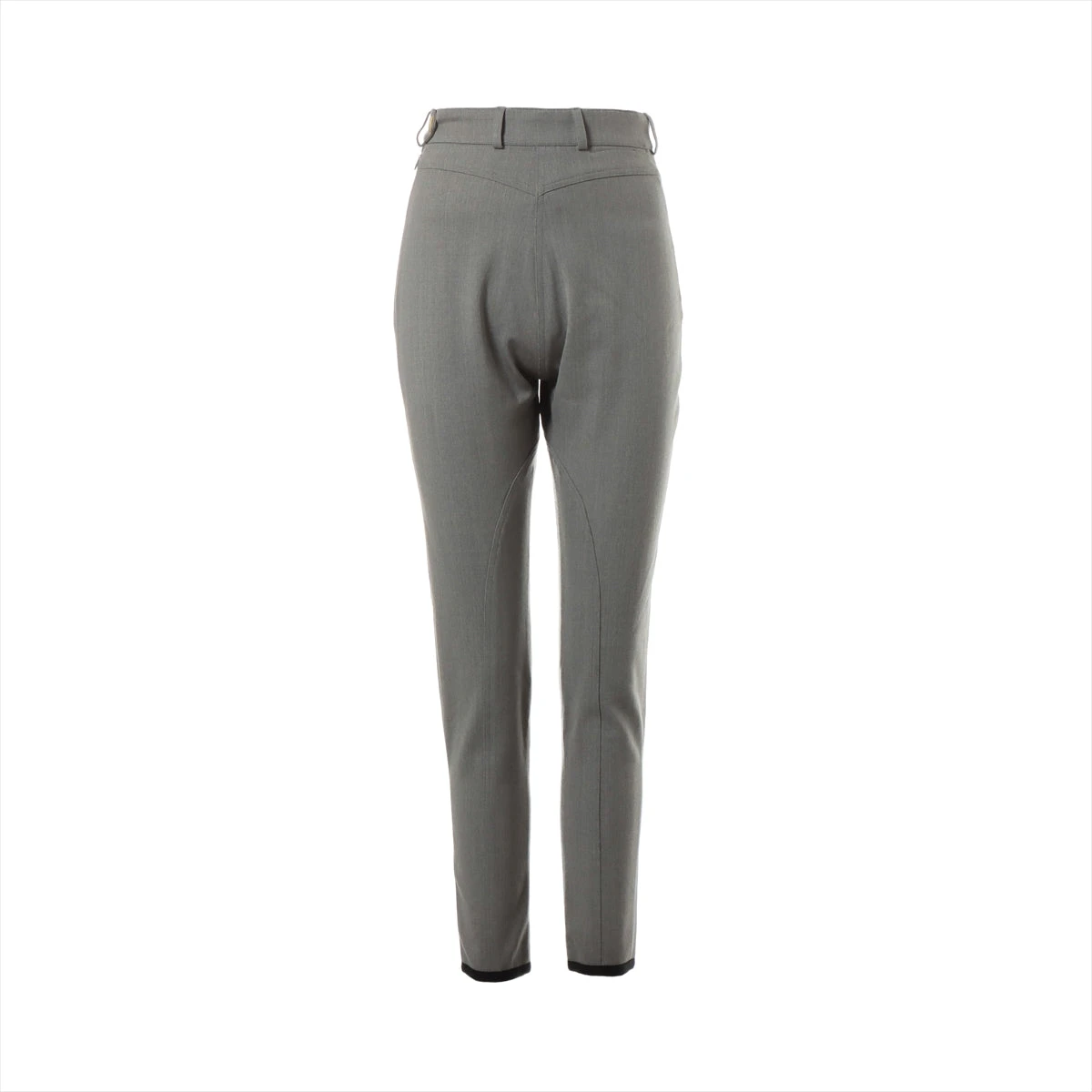 エルメススラックス HERMES エルメス Side Line Woolen Trousers ワイドスラックス