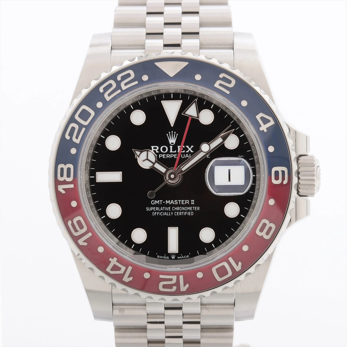 ロレックス GMTマスター Ⅱ 126710BLRO SS AT 黒文字盤 あまりごま1