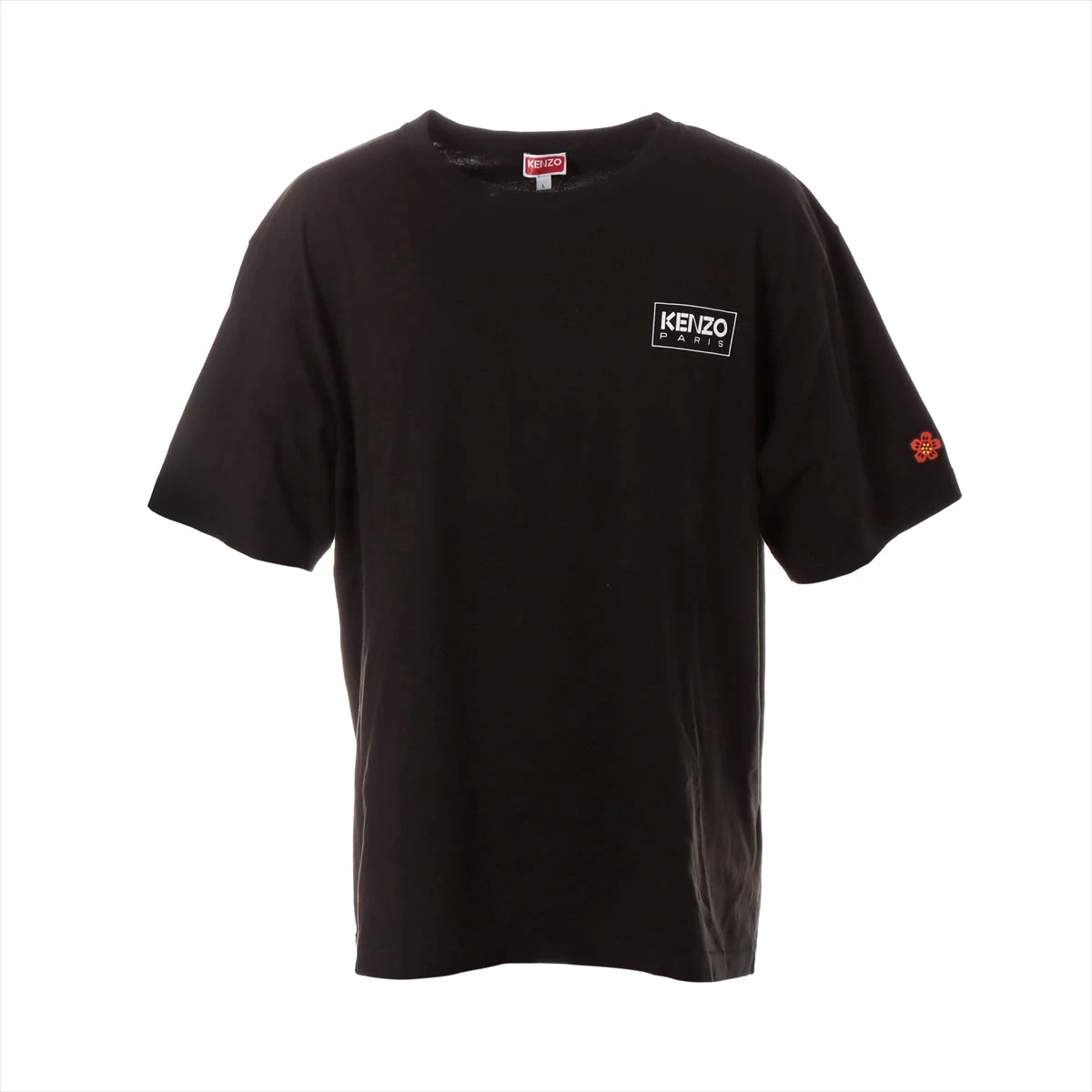 ケンゾー コットン Tシャツ L メンズ ブラック FC65TS4144SG A2008155