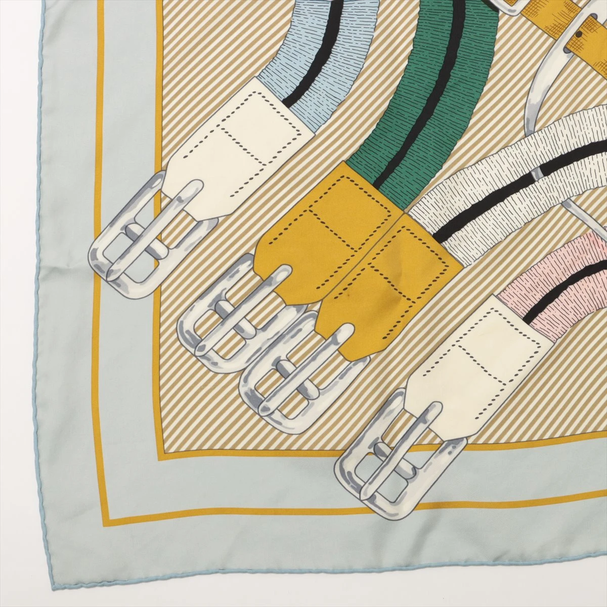 HERMÈS MORS À JOUETS エルメス90cm カレウォッシュ Mors a Jouets Chemise Detail wash scarf 90 | Hermès UAE