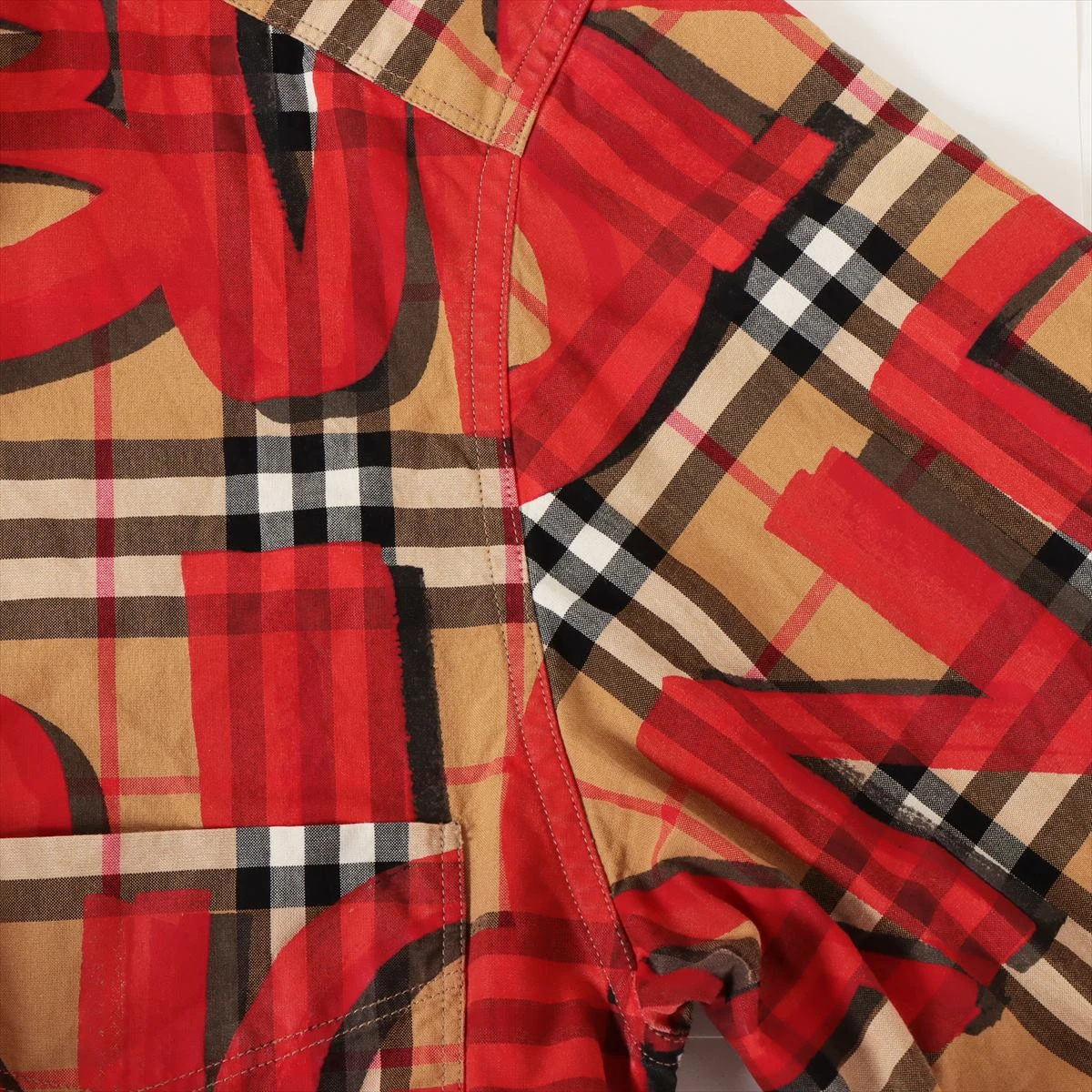 極美品/ストレッチ素材/メガチェック柄○BURBERRY バーバリー