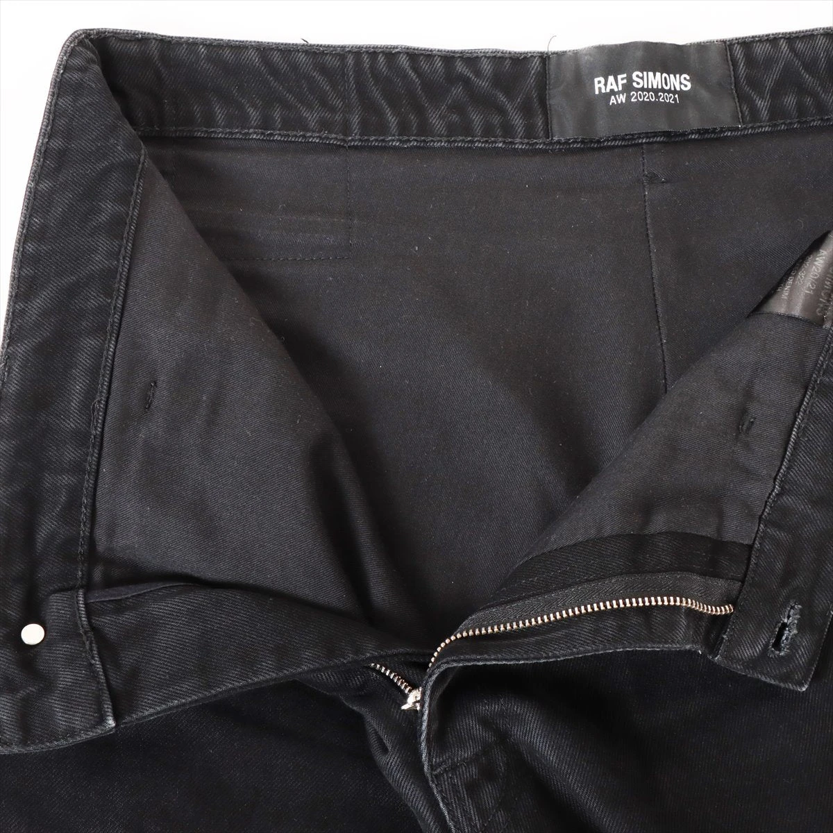 ラフシモンズ 20AW コットン×ポリエステル デニムパンツ 30