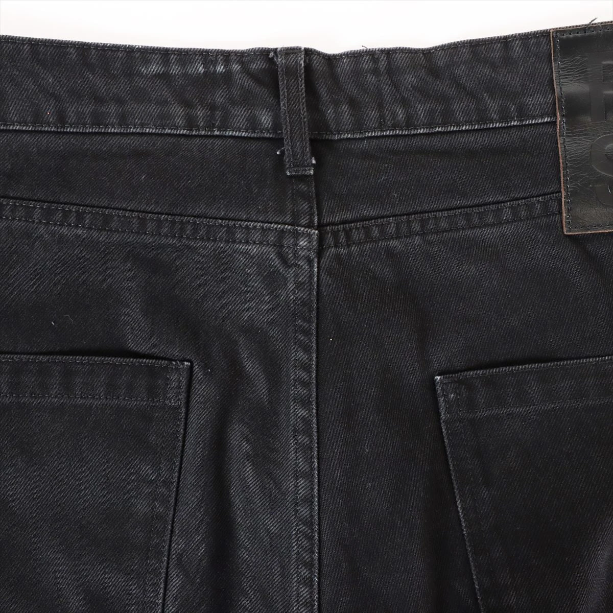 RAF SIMONS 20aw カットオフブラックデニム RAF SIMONS 20aw カットオフブラックデニム