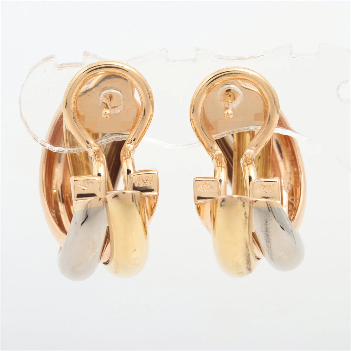 カルティエ トリニティ ピアス 750(YG×PG×WG) 9.2g A2019582｜中古