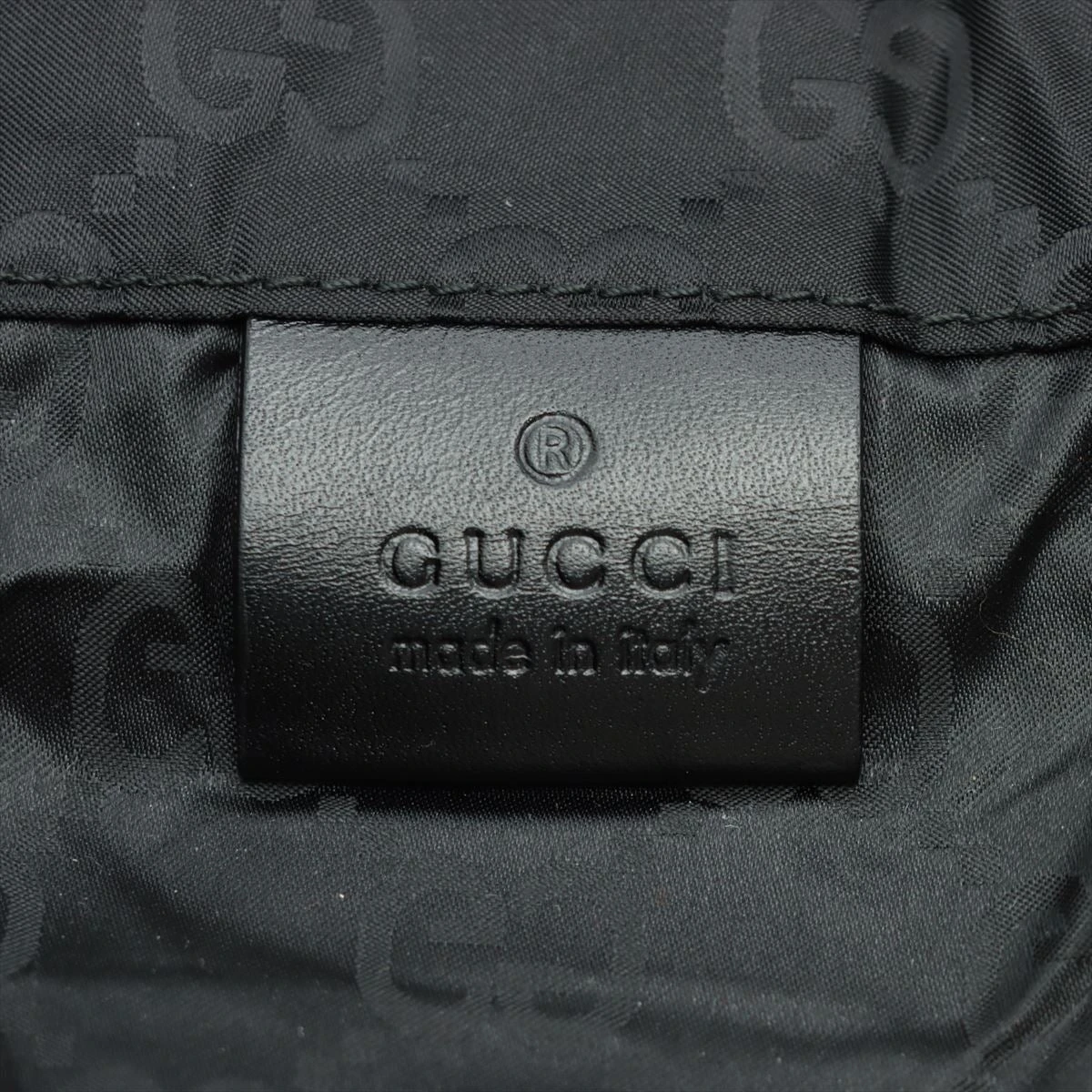 グッチ GGナイロン エコバッグ ブラック 223669 A2021402｜中古