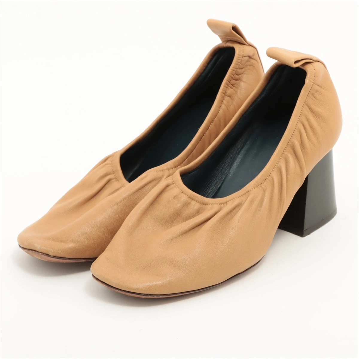 お歳暮 のし セリーヌ パンプス｜ベージュ｜中古ブランド品・ブランド古着 靴