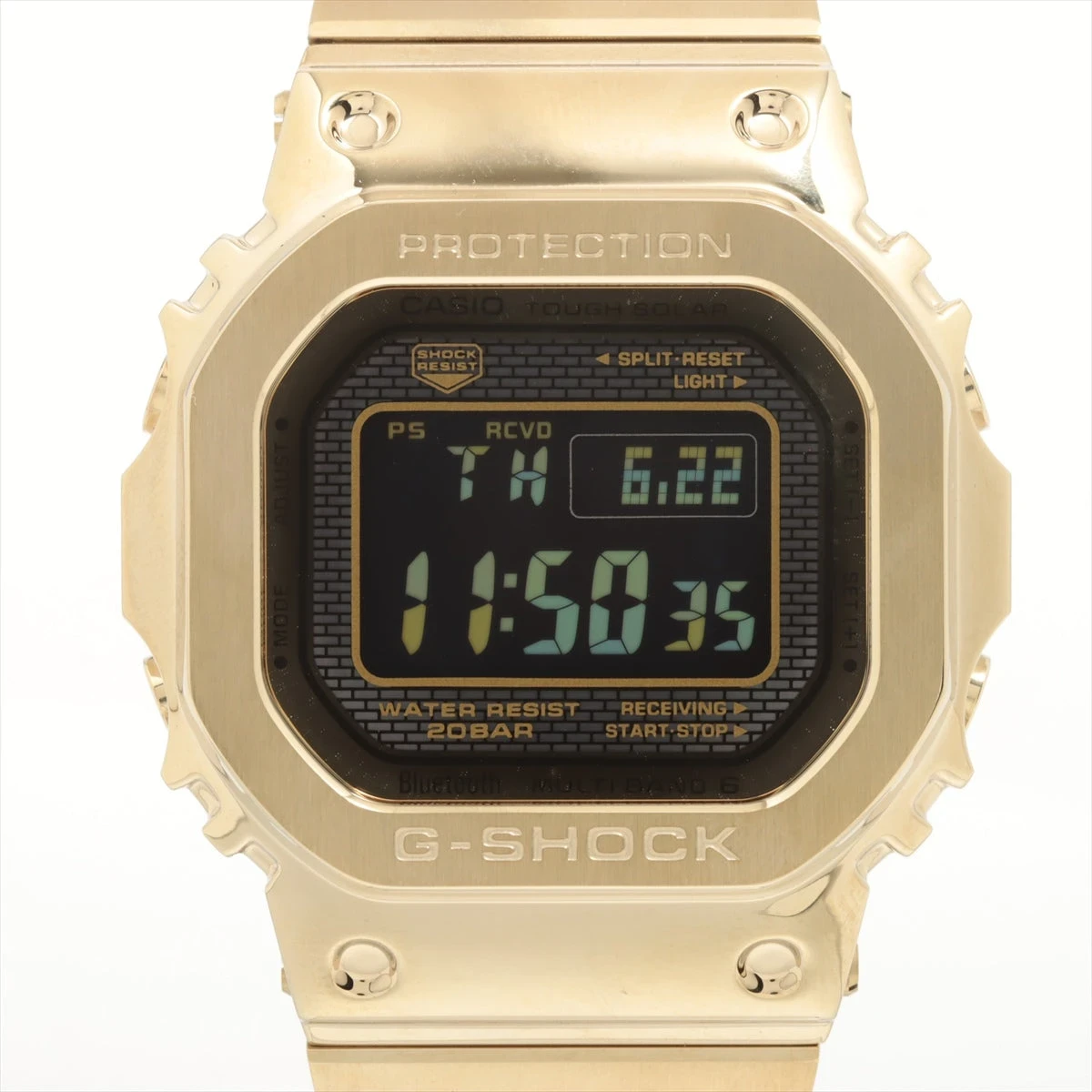美品　カシオ Gショック GMW-B5000GD SS ソーラー デジタル文字盤 楽天市場】【CASIO カシオ Gショック G-SHOCK FULL METAL 5000 SERIES