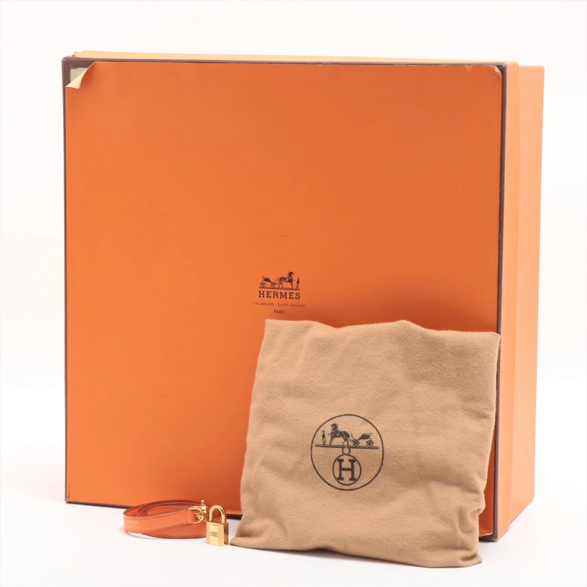 HERMES／エルメス ボリード35 ヴォーガリバー ゴールド ショルダーバッグ