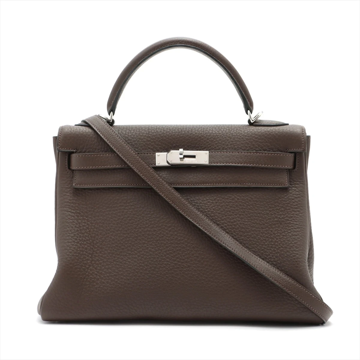 HERMES エルメス ケリー32 2Way ショルダーバッグ ナチュラル SV