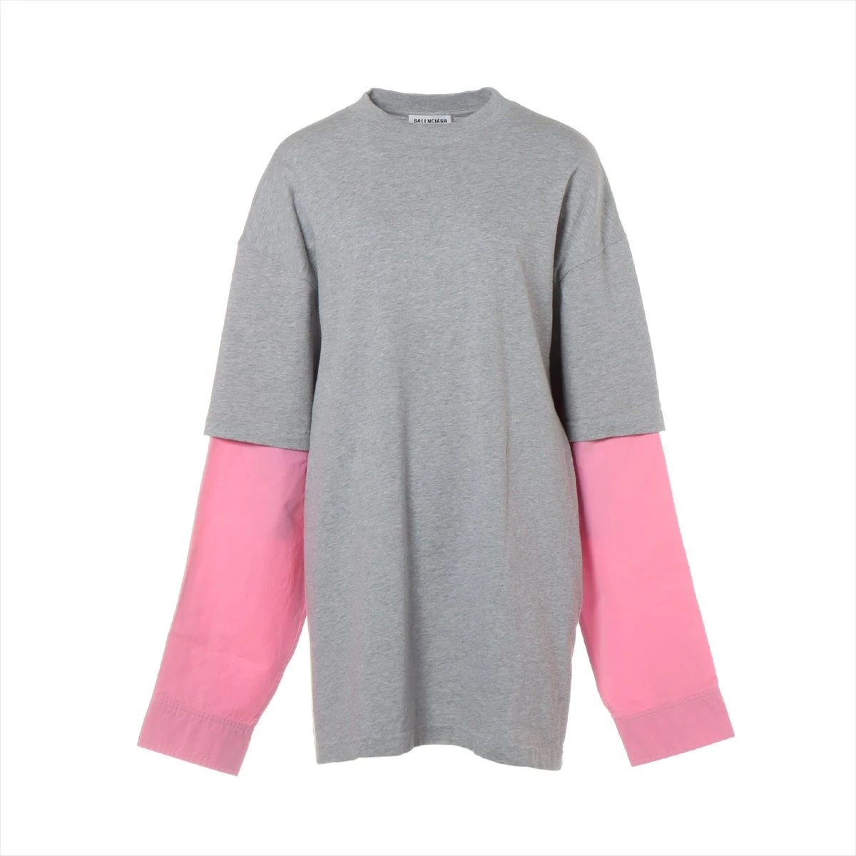 バレンシアガ 22SS コットン×ポリエステル ロングTシャツ XS バレンシアガ 22SS コットン×ポリエステル ロングTシャツ XS
