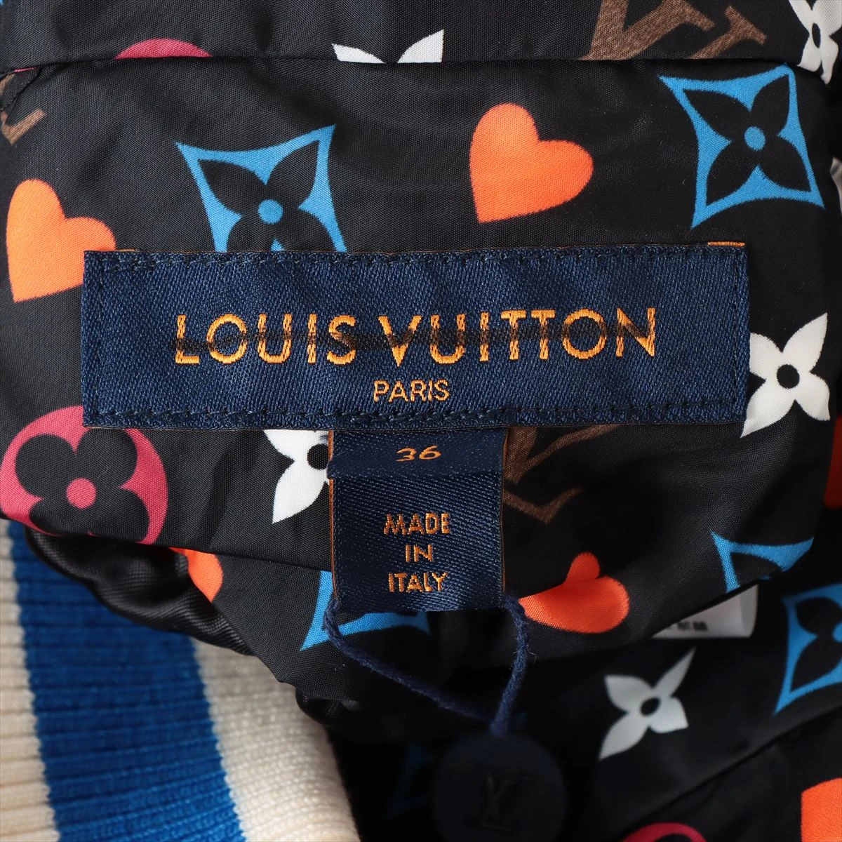 ルイヴィトン LOUIS VUITTON ブルゾン サイズ34 S 黒 レディース 