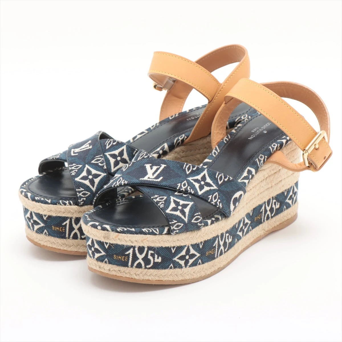 ルイヴィトン　モノグラムウェッジソールサンダル 楽天市場】【靴】LOUIS VUITTON ルイ ヴィトン スターボード