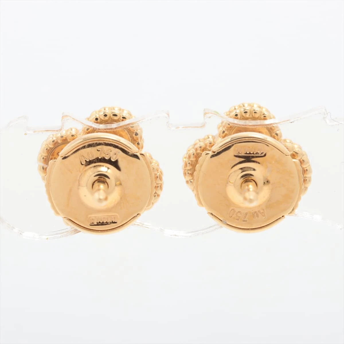ヴァンクリーフアーペル　スウィートアルハンブラ　ピアス　オニキス スウィート アルハンブラ ピアス 18K イエローゴールド