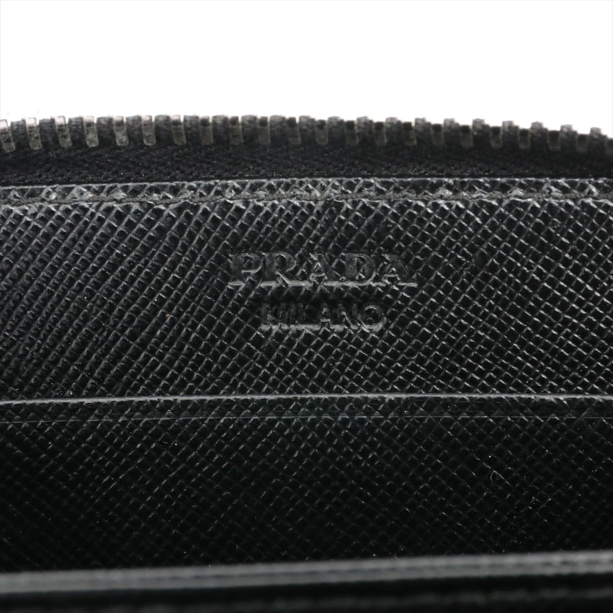 【ほぼ新品】PRADA ブラック サフィアーノレザー コインケース プラダ サフィアーノ 1M0268 レザー コインケース ブラック
