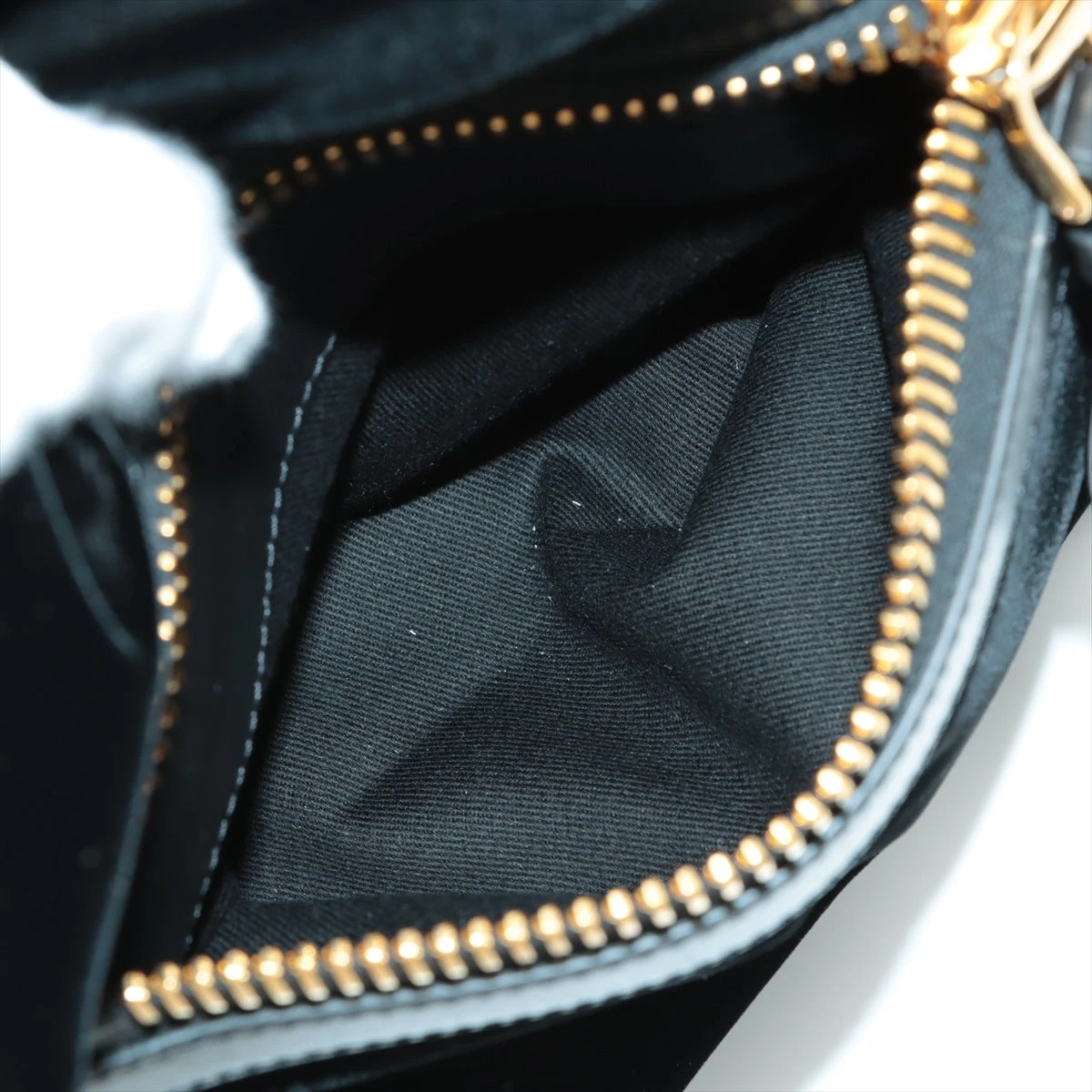 トムフォード ベルベット×レザー バックパック/リュック ブラック