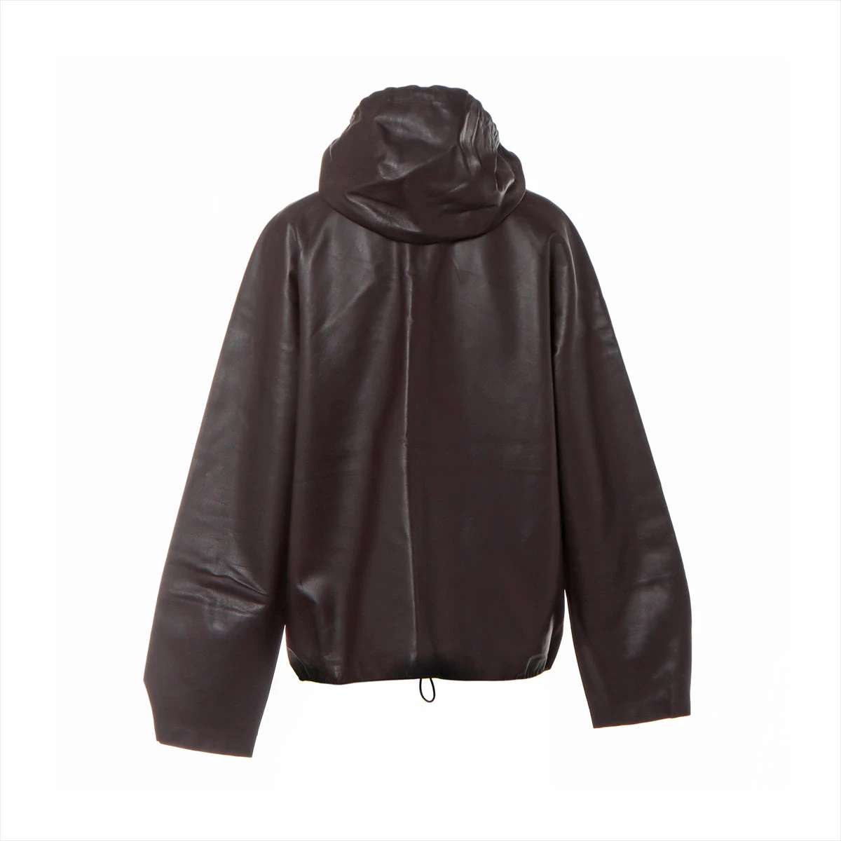 BOTTEGA VENETA フーディー パーカー　S ブラウン　未使用 ボッテガヴェネタ レザー パーカー 44 メンズ ブラウン 622763