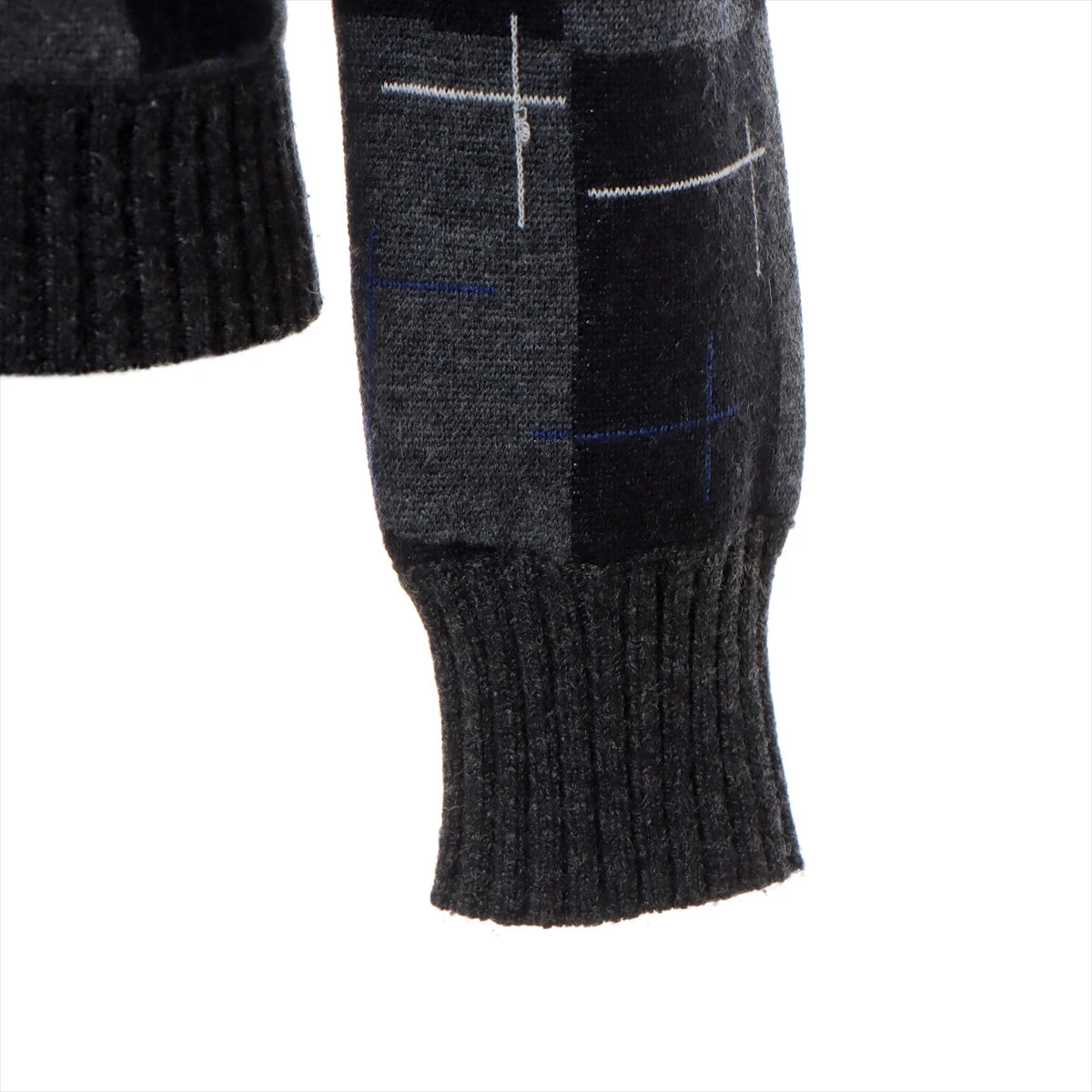 シャネル　CHANEL シルバーグレーニット　スカート　34サイズ coeuriche777_13066
